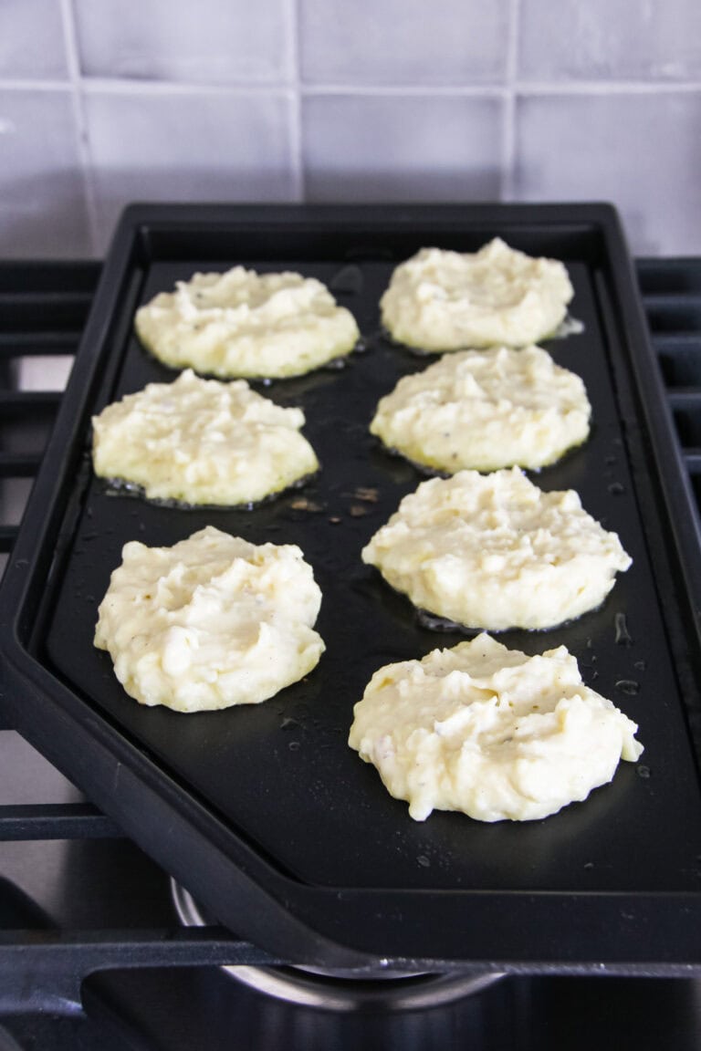 Easy Leftover Mashed Potato Pancakes Our Tasty Kitchen