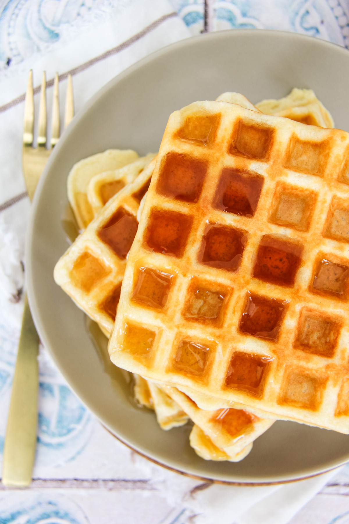 Greek Yogurt Waffles - Our Tasty Kitchen