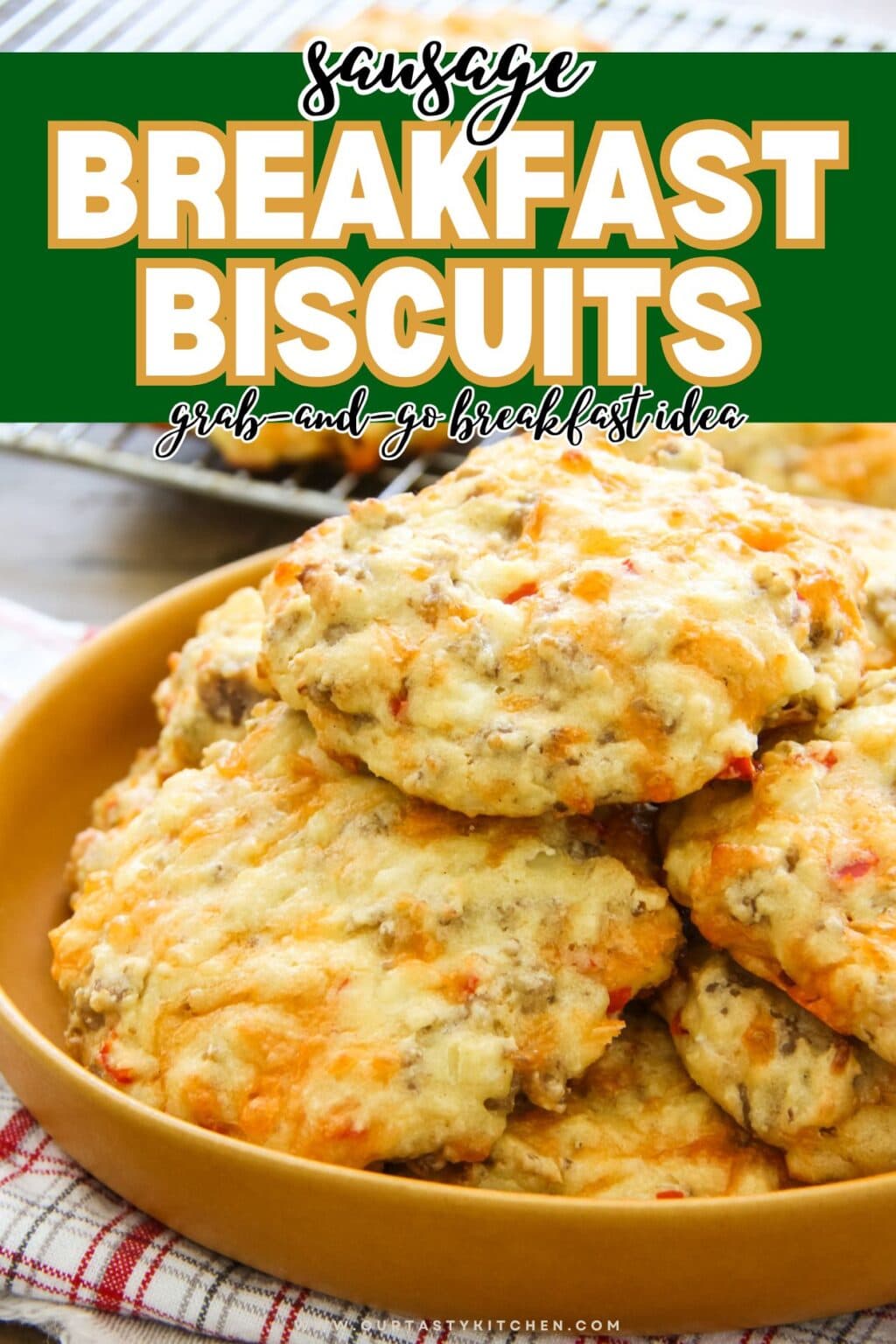 Easy Homemade Sausage Breakfast Biscuits (with cottage cheese) - Our ...